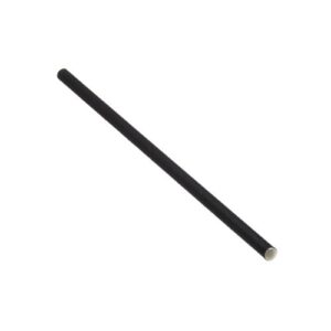 Black Paper Straws [200 x 6mm] - TR01073