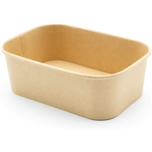 Rectangular Container Paper (750ml/170x120x57.5mm) Kraft