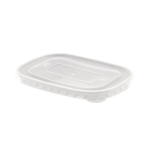 PP Lid for Rectangular Container (500/650/750/1000ml) Clear